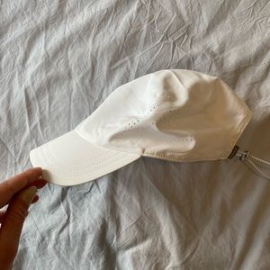 White adjustable Athleta hat. One size.